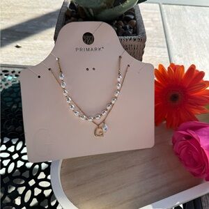 G Initial Pearl Necklace 🤍